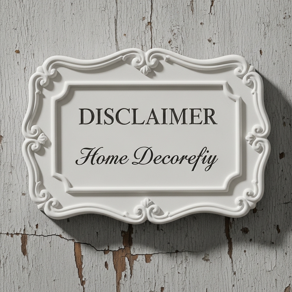 Disclaimer – Home Decorefiy