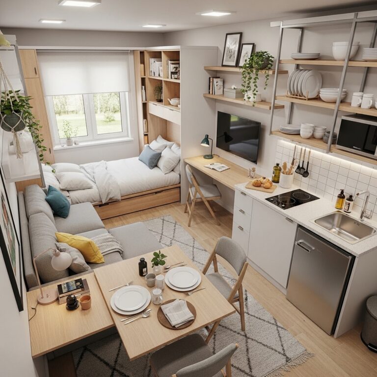 15 Best Tiny Apartment Ideas That Solve Space Problems And Feels Great