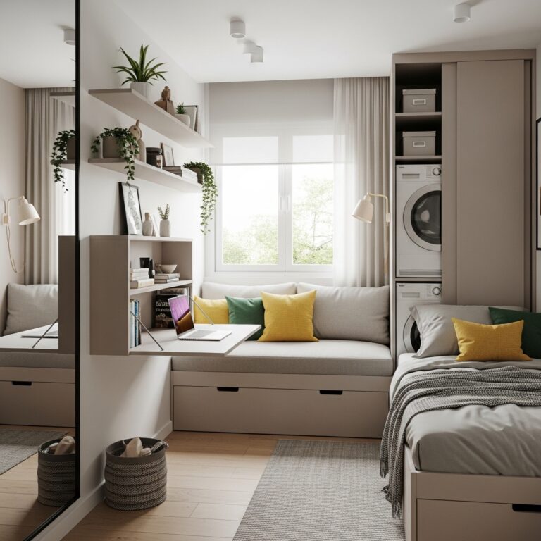 15 Functional Small Space Living Ideas That Make Compact Homes Feel Spacious
