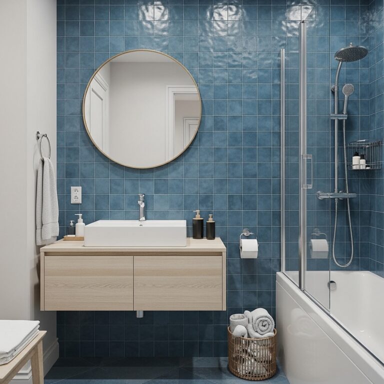 15 Stylish Blue Tile Bathroom Ideas to Create a Calm, Stylish, and Functional Space