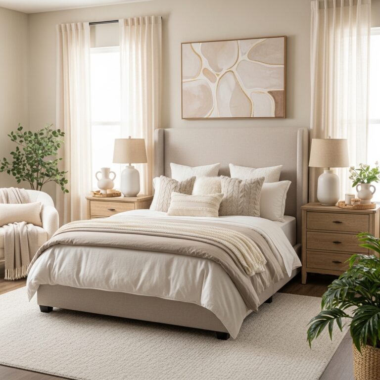 15 Beige and Cream Bedroom Aesthetic Ideas for a Soft Elegant Look