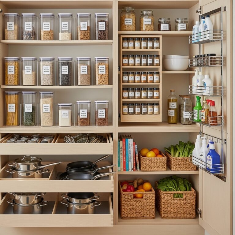 20 Kitchen Cabinets Organization Ideas to Maximize Storage & Efficiency