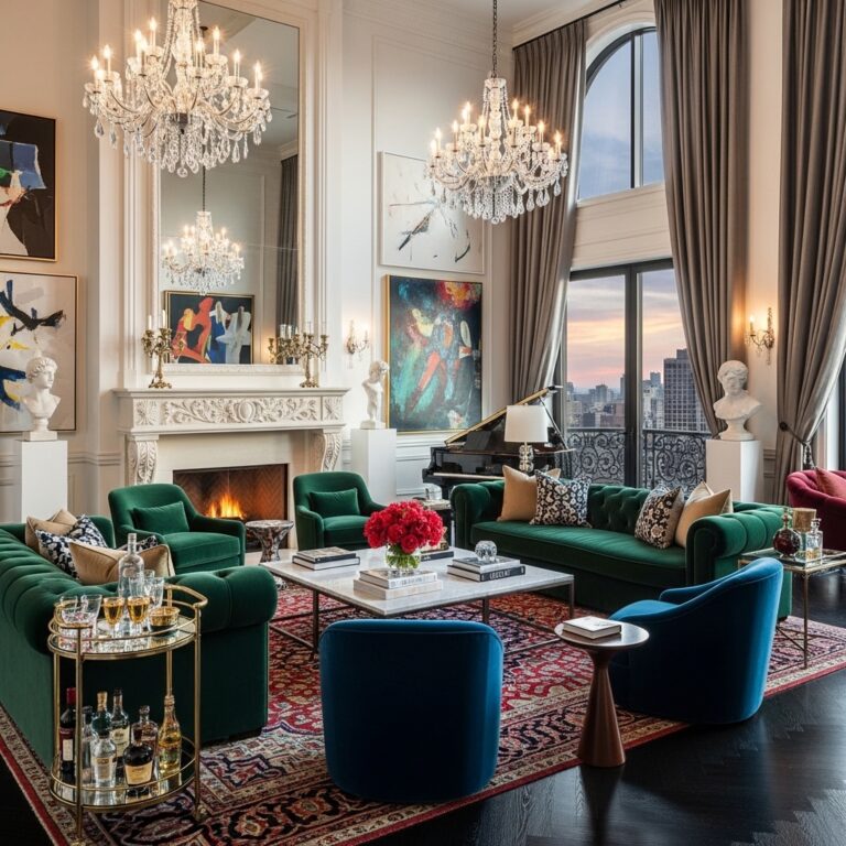 12 Luxury Living Room Design Ideas to Create a High-End, Elegant Space