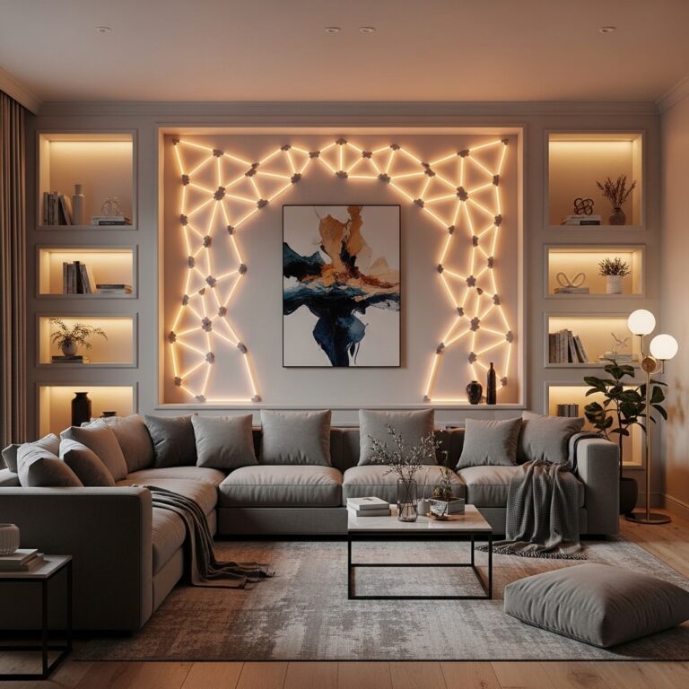 10 Glowing LED Strip Lighting Wall Ideas to Transform Your Bedroom with Modern Ambient