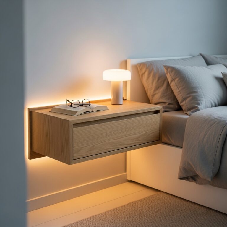 10 Floating Nightstand Ideas for Small Bedrooms to Save Space & Look Stylish