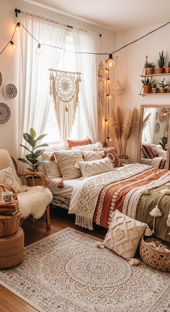 15 Dreamy Boho Bedroom Ideas to Create a Cozy and Free-Spirited Space