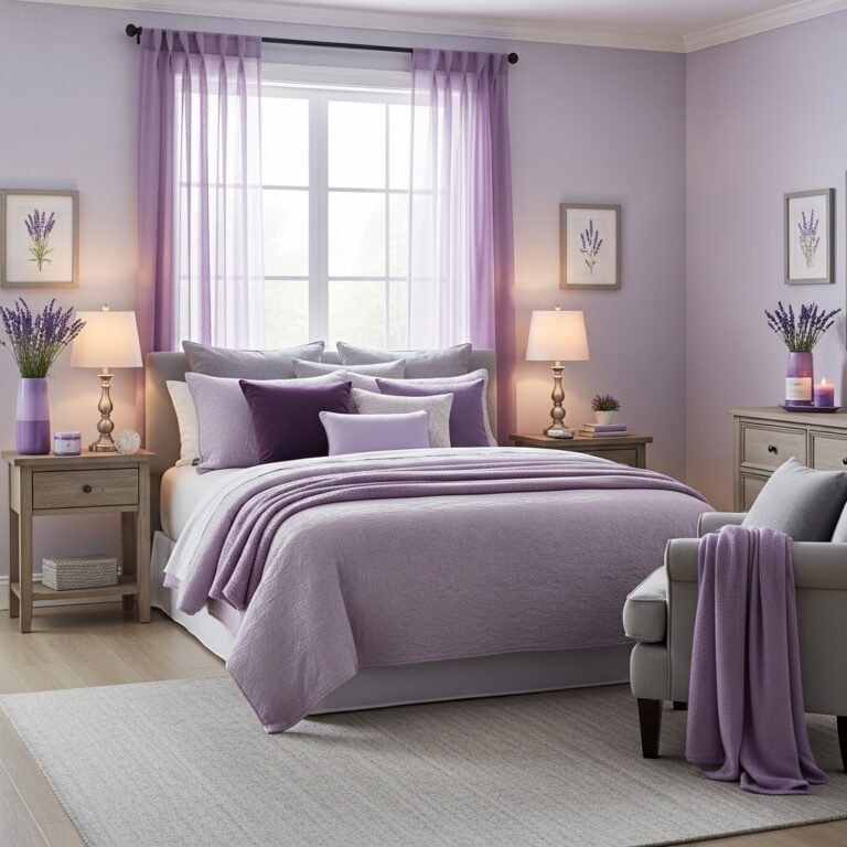 15 Super Lavender Shades for Bedroom to Create a Calm, Elegant, and Relaxing Space