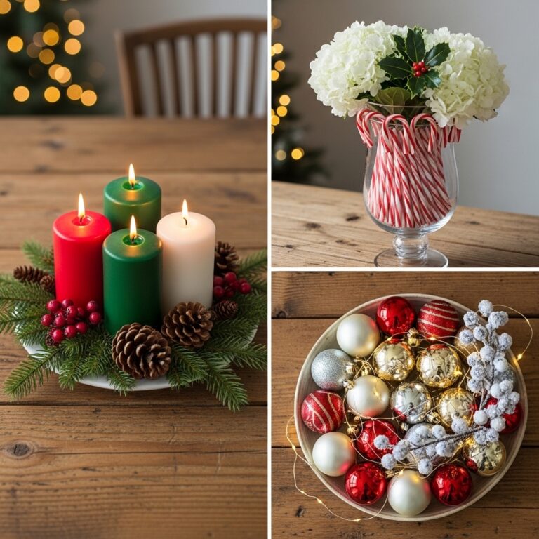 12 Christmas Centerpiece Ideas You Can Make in 10 Minutes (Quick & Festive!)