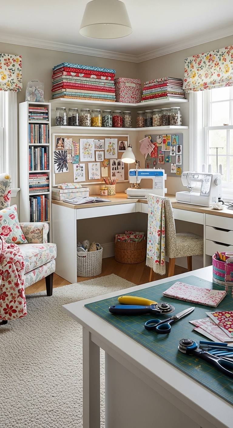 12 Spare Bedroom Sewing Room Ideas to Create a Functional and Inspiring Craft Space
