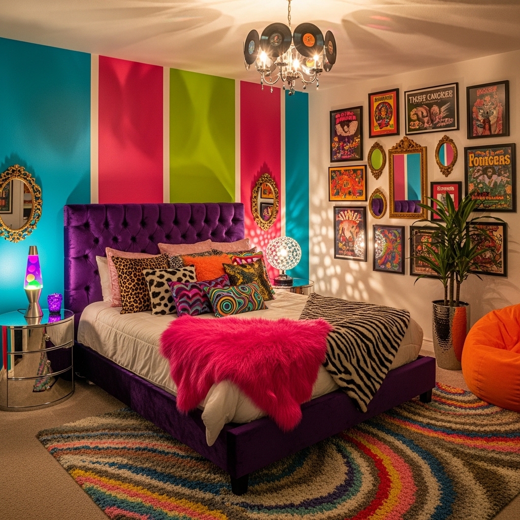 25 Gorgeous Funky Bedroom Ideas to Create a Bold, Colorful & Unique Space
You can mix a lot of different things together to make your room look really unique. If you want your bedroom to be special and also feel nice and cozy these funky bedroom ideas can help you make a room that's really fun and people will remember it.