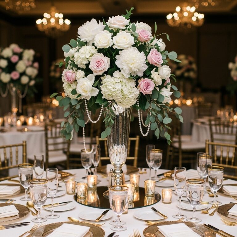 15 Elegant Wedding Table Centerpieces to Elevate Your Reception Glamour