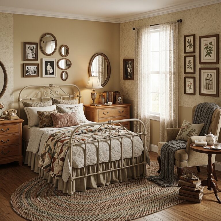 15 Unique Nostalgic Bedroom Design Ideas to Create a Cozy Vintage Retreat