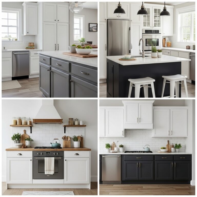 15 Kitchen Cabinets Color Combination Ideas for a Stylish & Balanced Kitchen