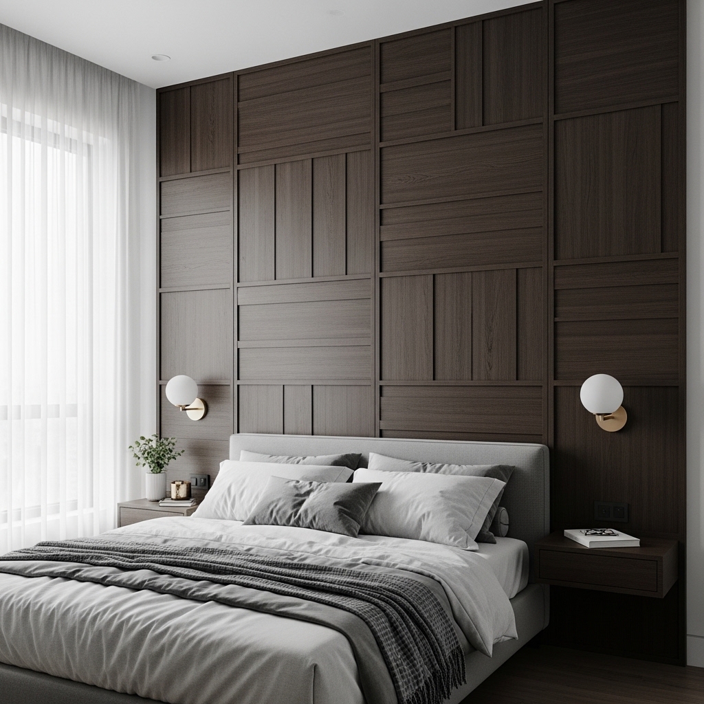 21 Unique Bedroom Panel Wall Ideas to Add Trendy & Bold Elegance
Bedroom panel walls are really popular, for making rooms look stylish and fancy. They add details, depth and texture to walls turning them into Bedroom Panel Wall Ideas great focal points.