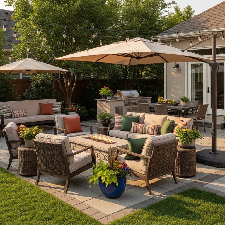 15 Backyard Seating Ideas That Maximize Comfort, Layout, and Everyday Use