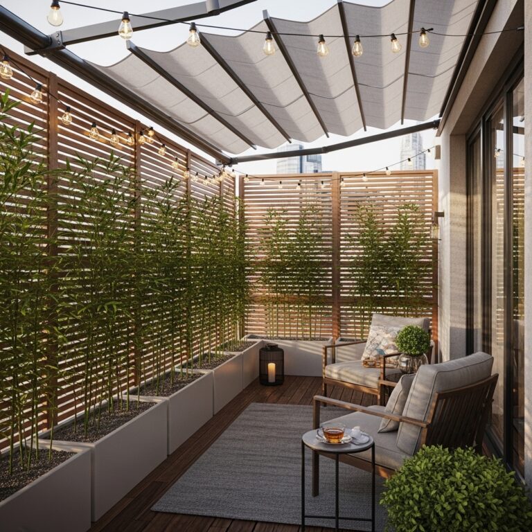 30 Balcony Privacy Ideas That Block Nosy Neighbors and Create Your Own Outdoor Sanctuary