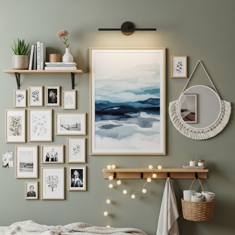 20 Bedroom Wall Decor Ideas That Transform Blank Walls Into Stylish, Functional Spaces