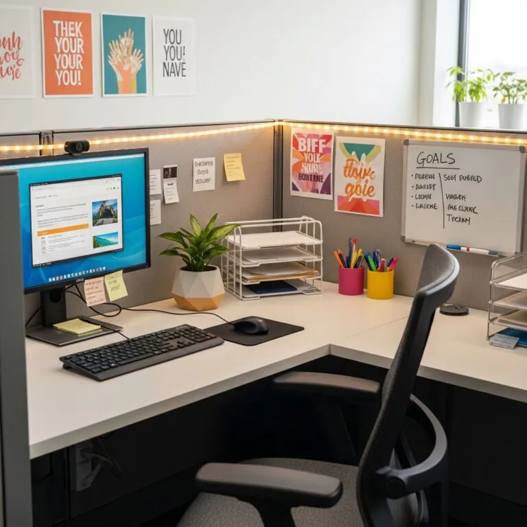 15 Cubicle Inspiration Ideas to Transform Your Workspace: Creative & Cozy Tips