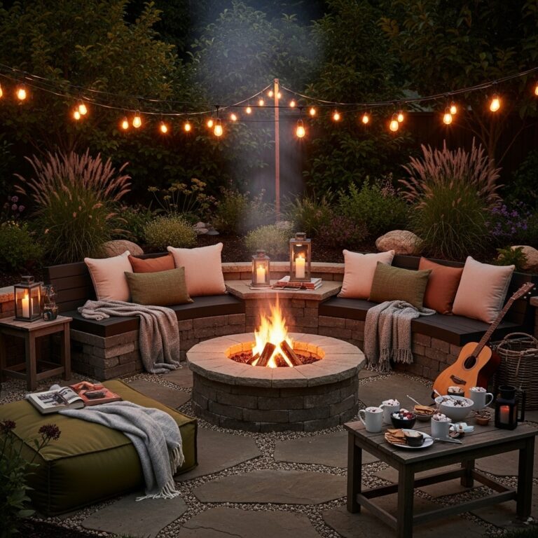 15 Fire Pit Backyard Ideas That Create a Cozy, Functional Outdoor Gathering Space