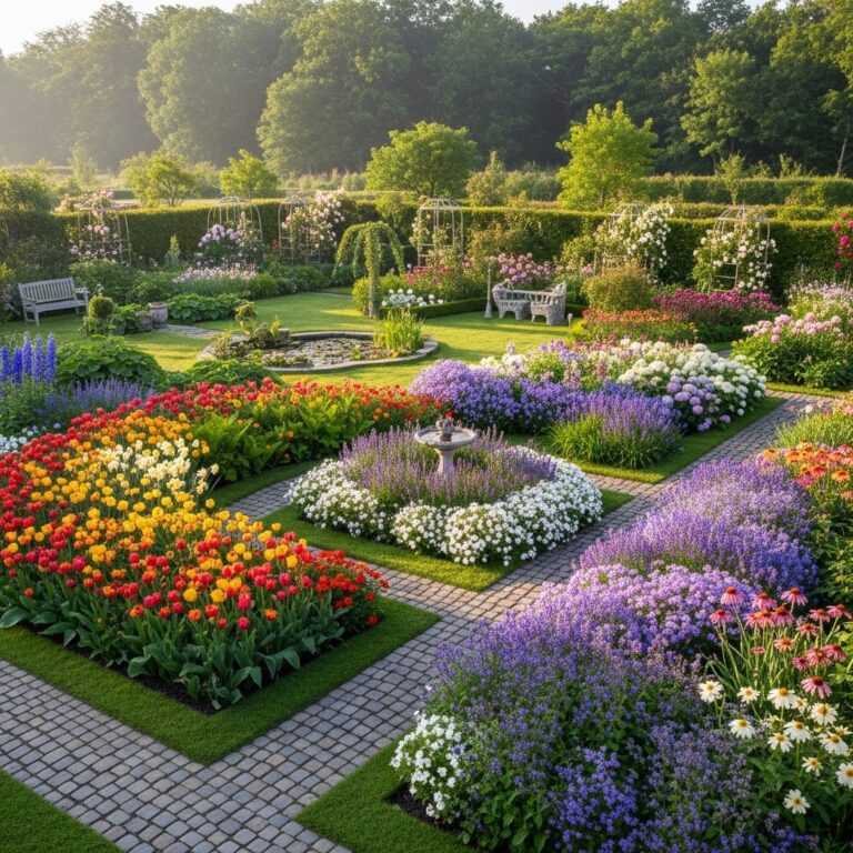 12 Flower Garden Ideas That Improve Color, Layout, and Blooming Success