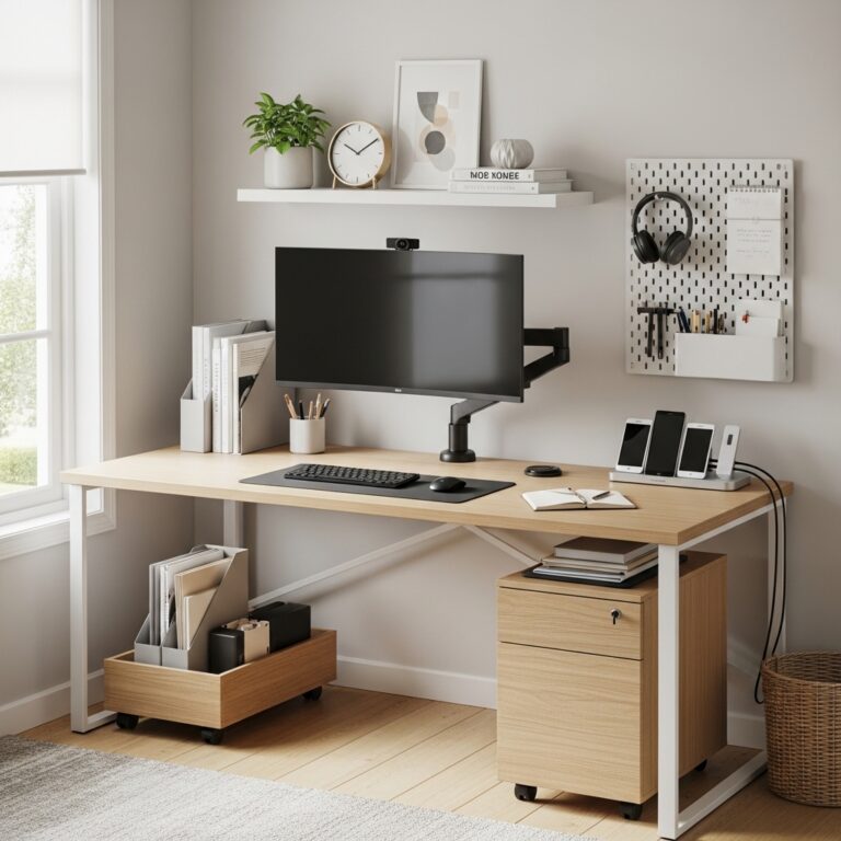 15 Home Office Organization Ideas That Eliminate Clutter and Boost Your Daily Productivity
