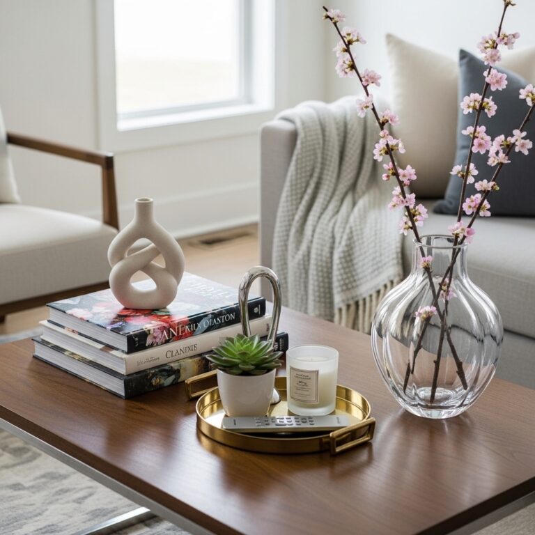 How to Style a Coffee Table Like a Designer | Elevated Decor Techniques | Budget-Friendly Styling Tips