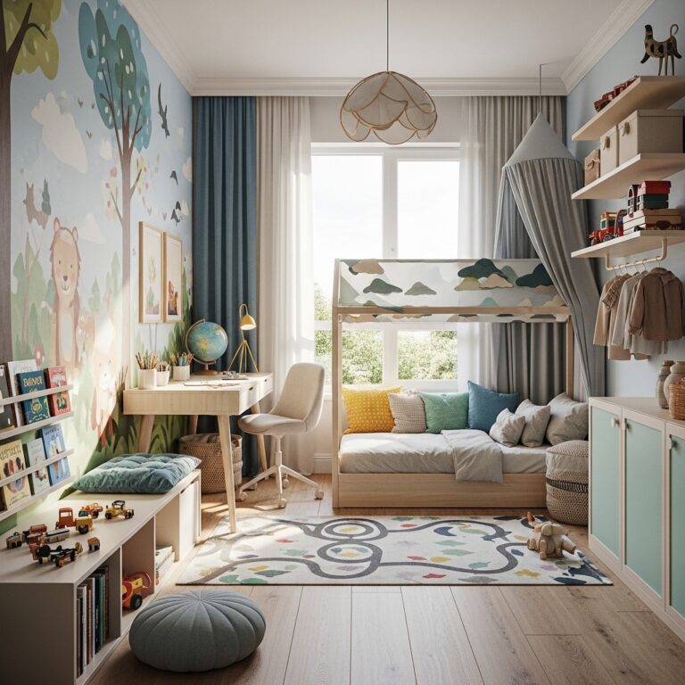 15 Kids Room Design Ideas That Create Functional, Beautiful & Growth-Ready Spaces to Love