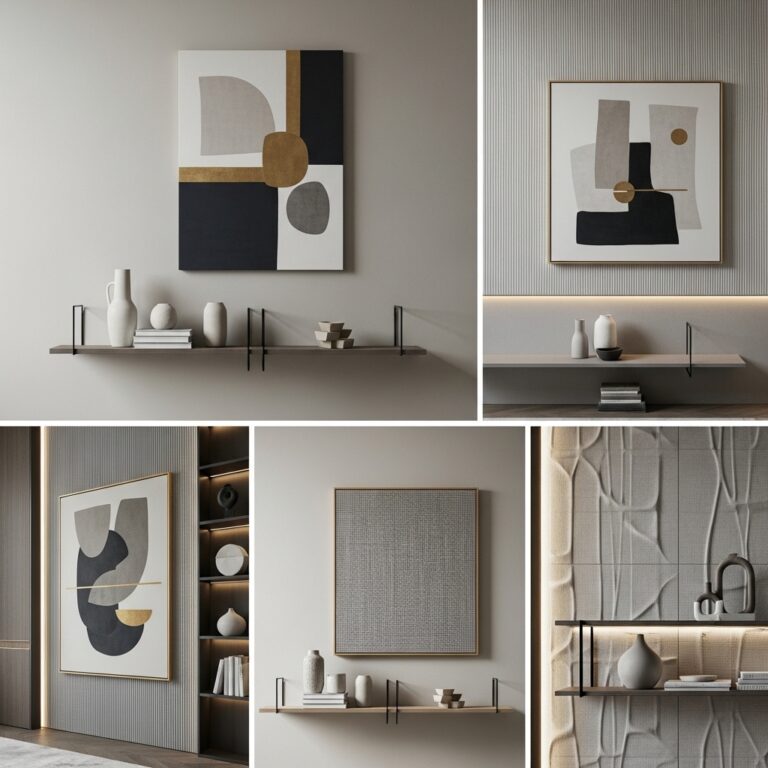 20 Modern Wall Decor Ideas That Redefine Contemporary Interiors With Depth, Texture, and Minimal Elegance