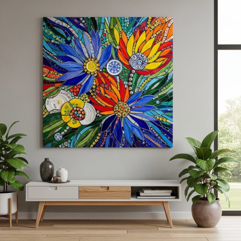20 Mosaic Wall Art Ideas That Add Color, Texture, and Personality to Any Room