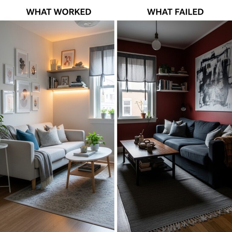 My Small Room Makeover: What Worked & What Failed