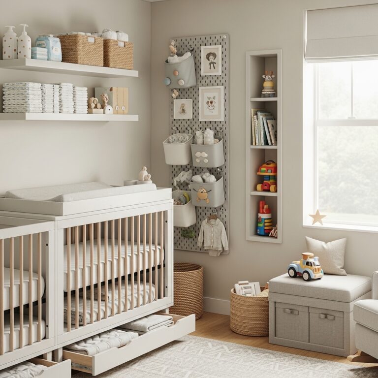 15 Nursery Organization Ideas That Eliminate Clutter and Make Every Inch Work Harder