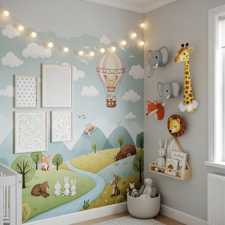 15 Nursery Wall Decor Ideas That Transform Blank Walls into Engaging, Beautiful Spaces