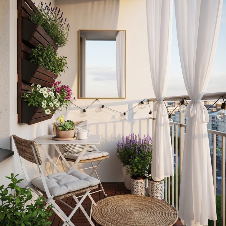 21 Tiny Balcony Decor Ideas That Make Small Spaces Feel Open, Airy, and Incredibly Stylish