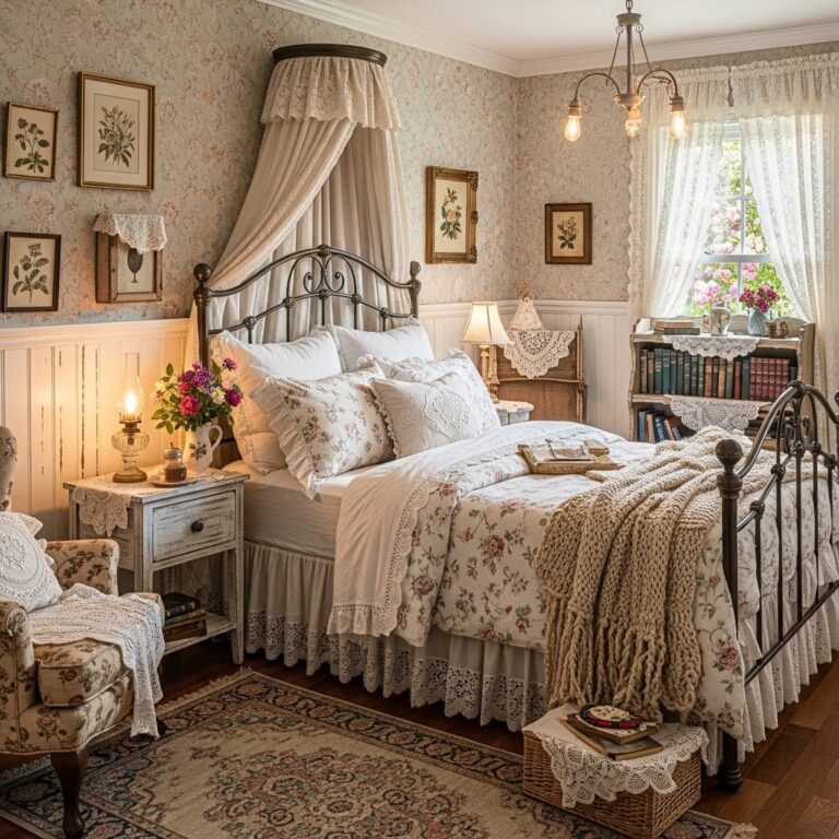20 Vintage Cottage Bedroom Ideas That Create Cozy, Romantic & Timeless Looks to Try