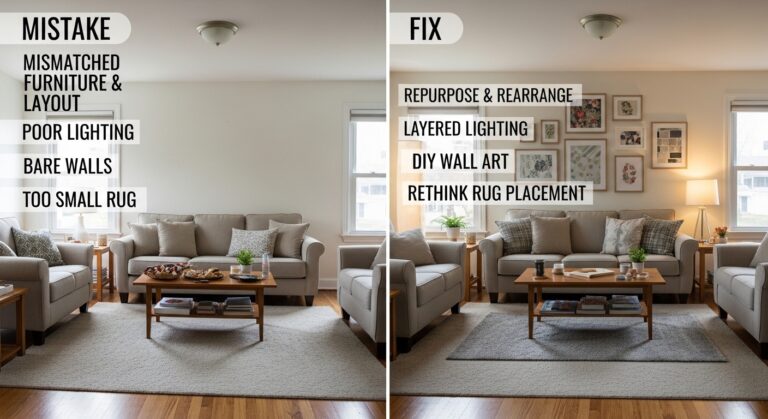 Interior Design Mistakes I Made as a Beginner & How to Fix Them Without Spending More Money