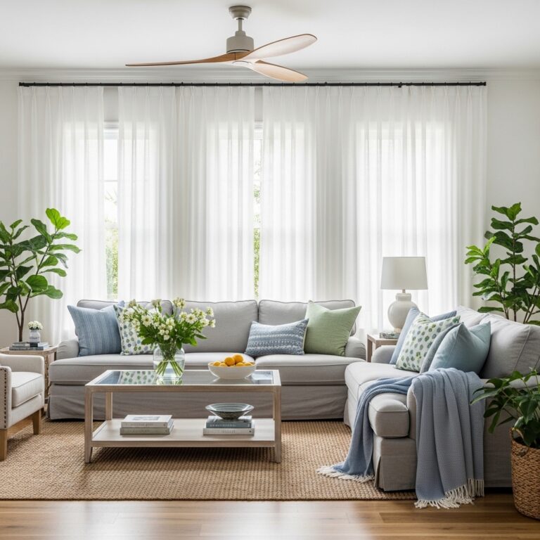 20 Summer Living Room Decor Ideas That Keep You Cool and Comfortable