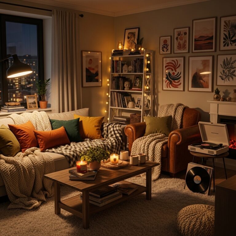 How to Create a Cozy Apartment Aesthetic | Warm Hygge-Inspired Decor | Budget-Friendly Comfort Ideas