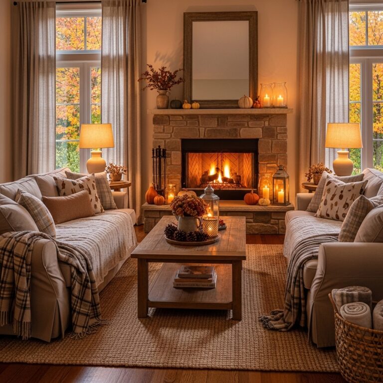 20 Fall Living Room Decor Ideas That Create a Cozy Gathering Space