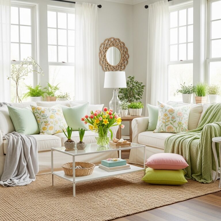 20 Spring Living Room Decor Ideas That Lighten the Mood and Brighten the Room