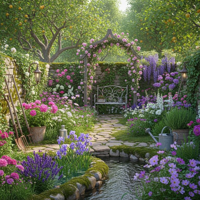 20 Cottage Core Garden Ideas That Create a Romantic, Overgrown Paradise