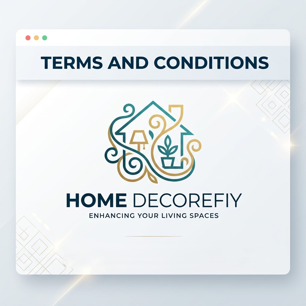 Terms and Conditions — Home Decorefiy