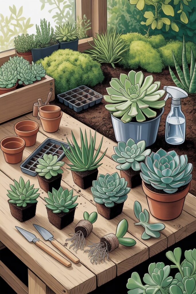 6. Propagate Succulents and Ground Covers for Free