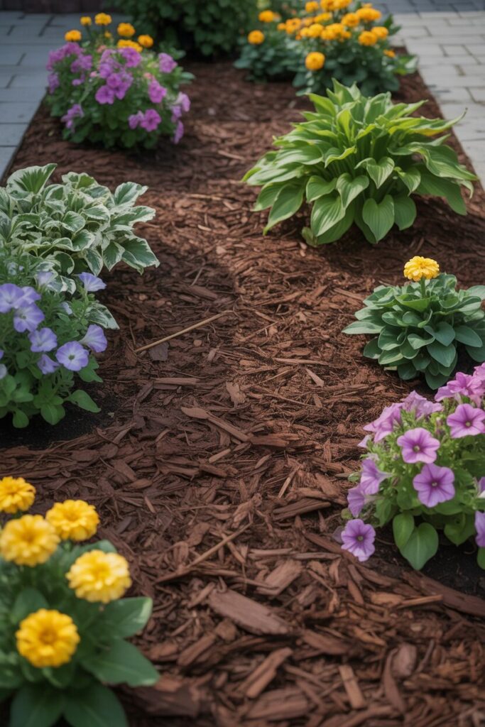 3. Use Mulch to Instantly Polish Garden Beds