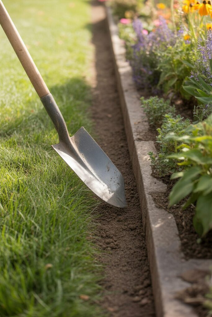 9. Edge Beds with a Spade for Free